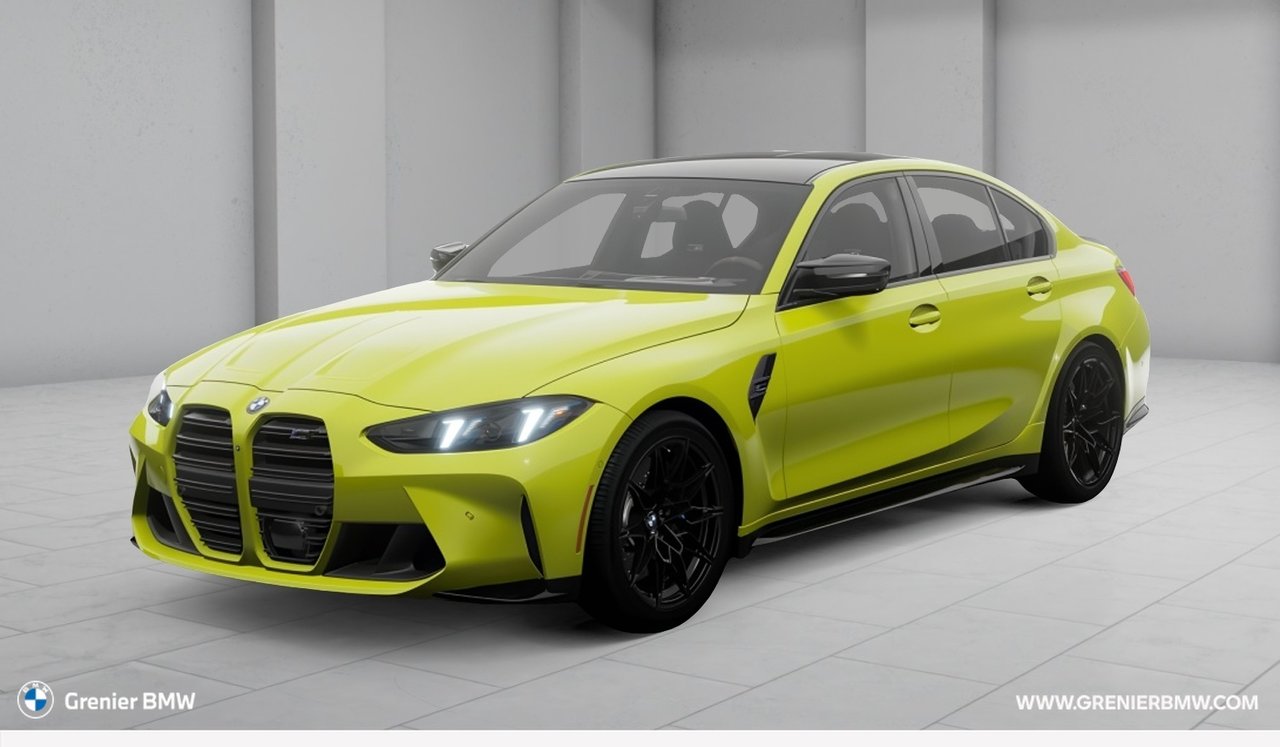 Yellow 2027 BMW M3 Sedan All-Wheel Drive Automatic