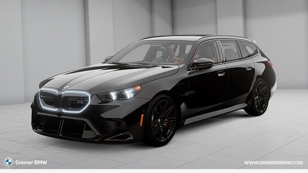 Black 2027 BMW M5 Touring AWD Wagon All-Wheel Drive Automatic