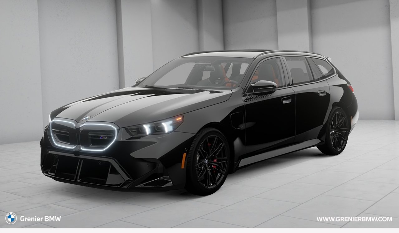 Black 2027 BMW M5 Wagon All-Wheel Drive Automatic