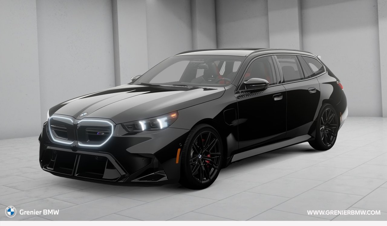 Black 2027 BMW M5 Wagon All-Wheel Drive Automatic