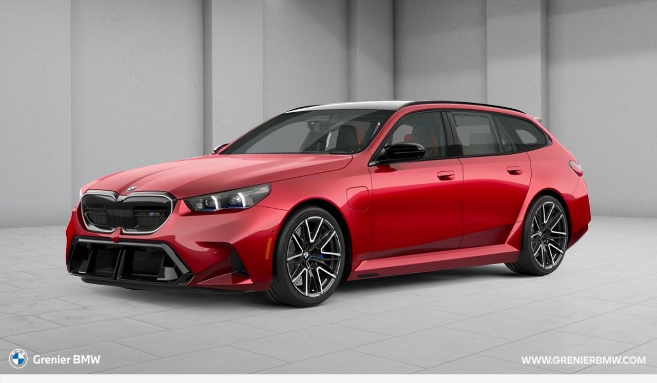Red 2027 BMW M5 Wagon All-Wheel Drive Automatic
