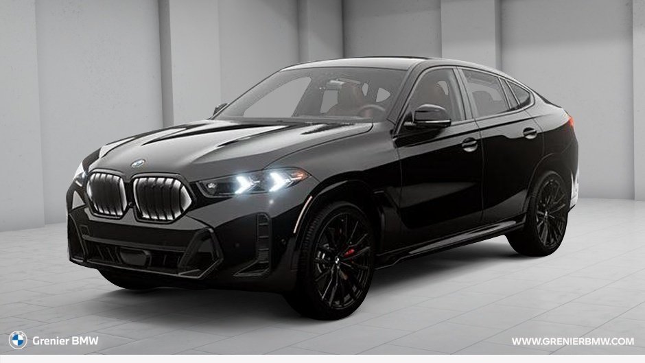 Black 2027 BMW X6 xDrive40i SUV / Crossover All-Wheel Drive Automatic