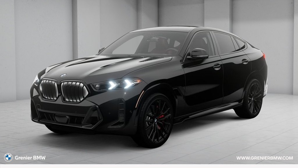 Black 2027 BMW X6 SUV / Crossover All-Wheel Drive Automatic