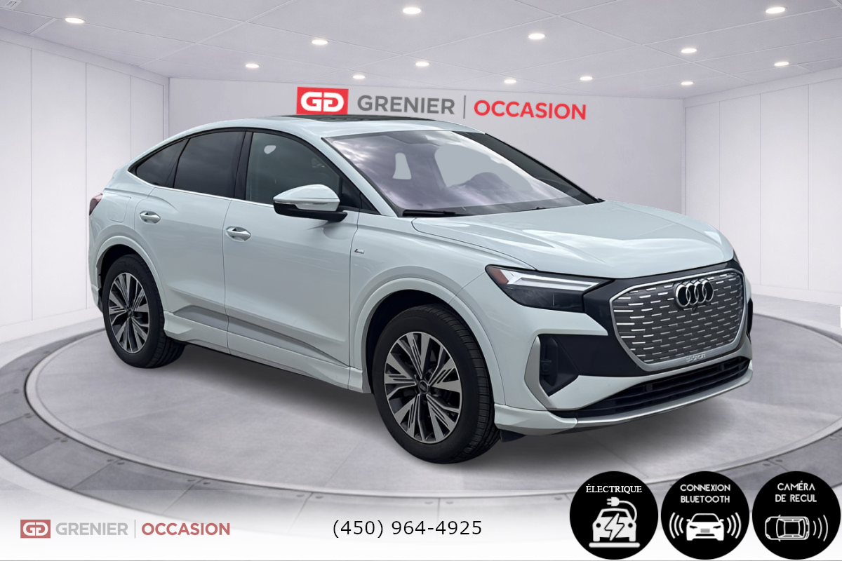 White 2026 Audi Q4 e-tron Sportback Sedan Automatic