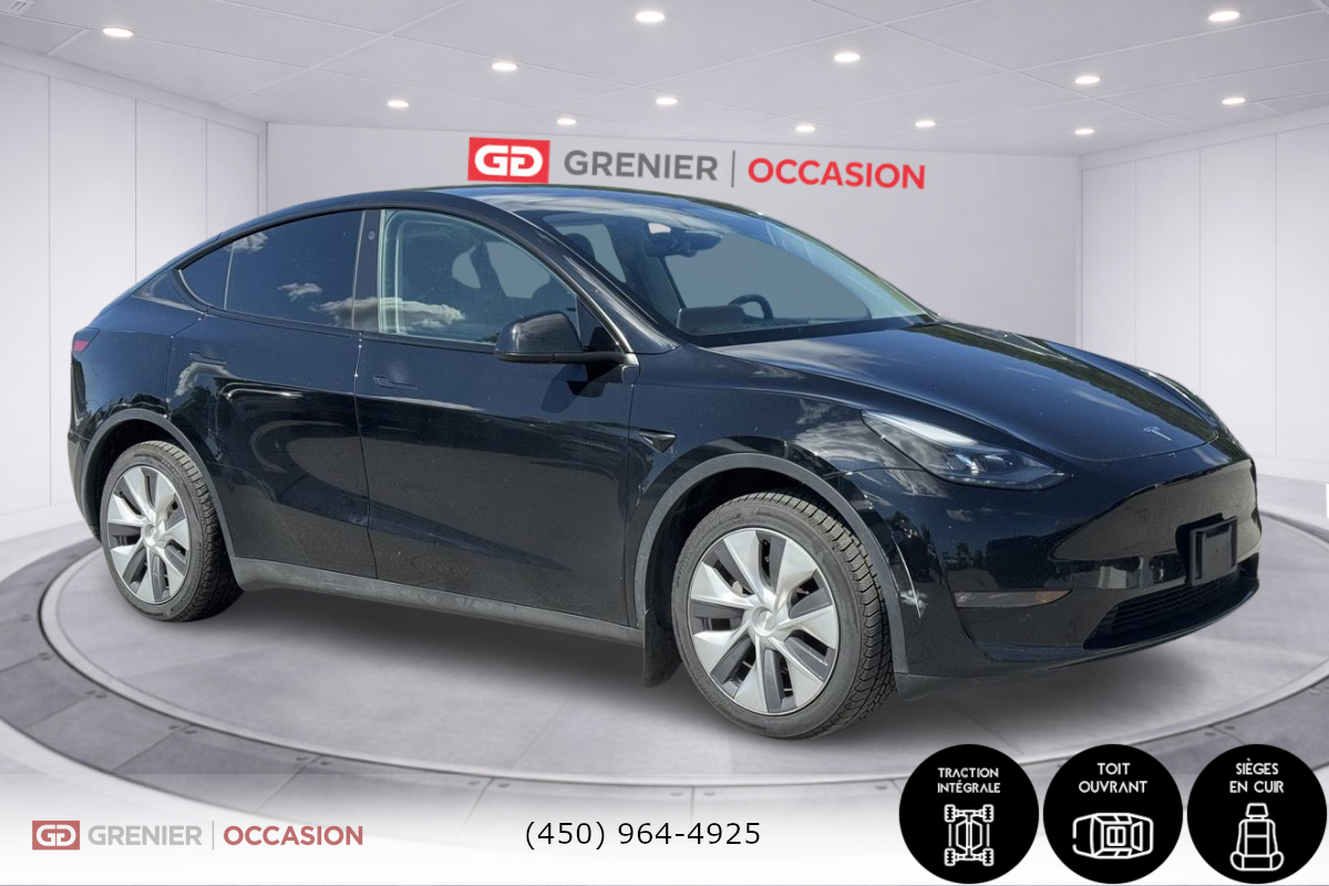 Black 2023 Tesla Model Y SUV / Crossover All-Wheel Drive Automatic