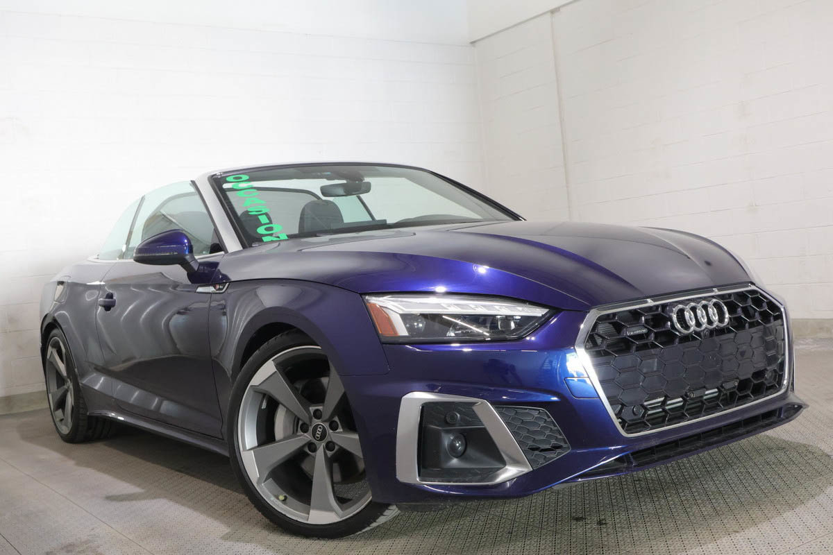 Blue 2023 Audi A5 Convertible  Automatic