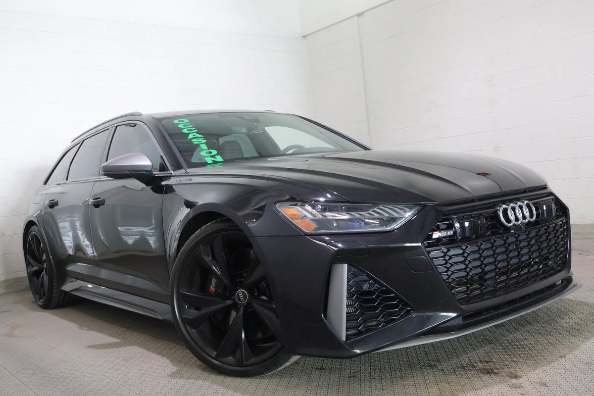 Black 2024 Audi RS 6 Avant Wagon All-Wheel Drive Automatic