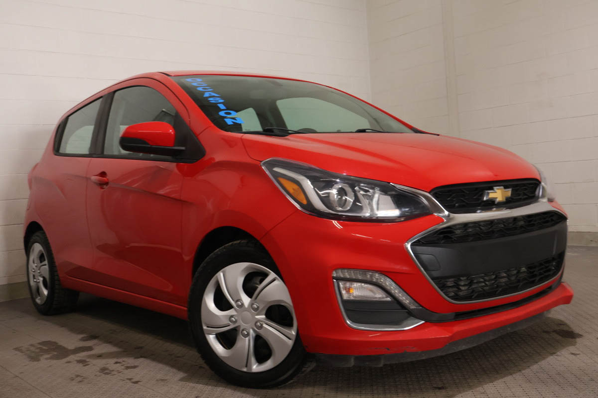 Red 2019 Chevrolet Spark Hatchback Front-Wheel Drive Continuously Variable Transmission
