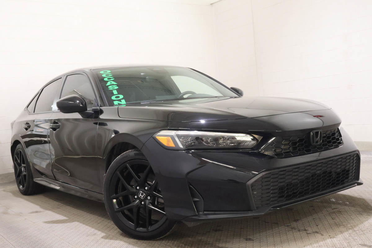 Black 2026 Honda Civic Hybrid Sedan Front-Wheel Drive Automatic