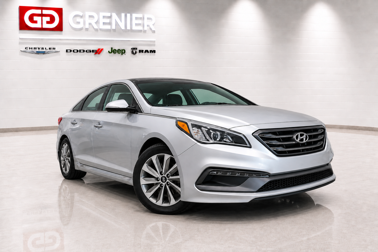 Gray 2016 Hyundai Sonata Sport Tech FWD Sedan Automatic