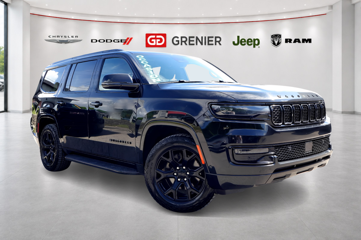 Black 2024 Jeep Wagoneer SUV / Crossover Four-Wheel Drive Automatic