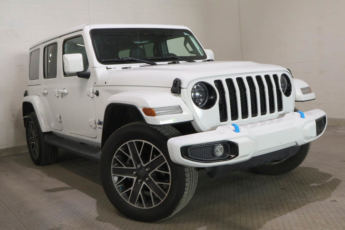 White 2023 Jeep Wrangler 4xe SUV / Crossover Four-Wheel Drive Automatic