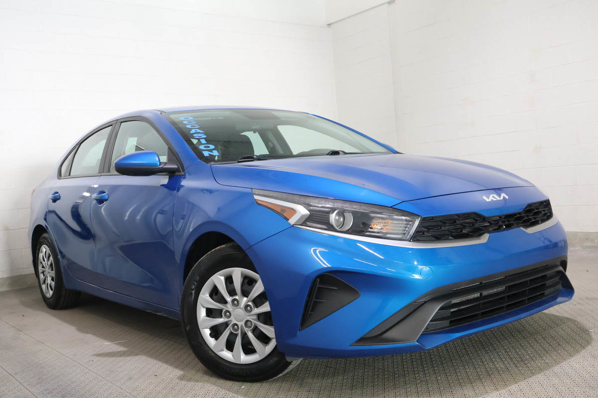 Blue 2023 Kia Forte Sedan Front-Wheel Drive Automatic