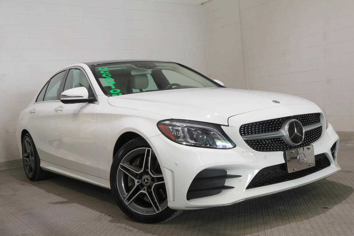 White 2020 Mercedes-Benz C-Class Sedan All-Wheel Drive Automatic
