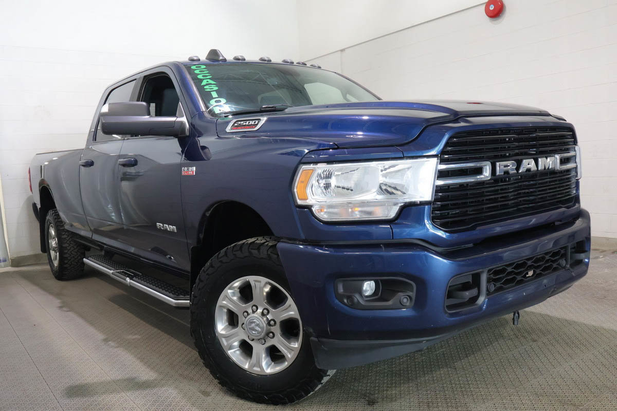 Blue 2021 RAM 2500 Pickup Truck Four-Wheel Drive Automatic