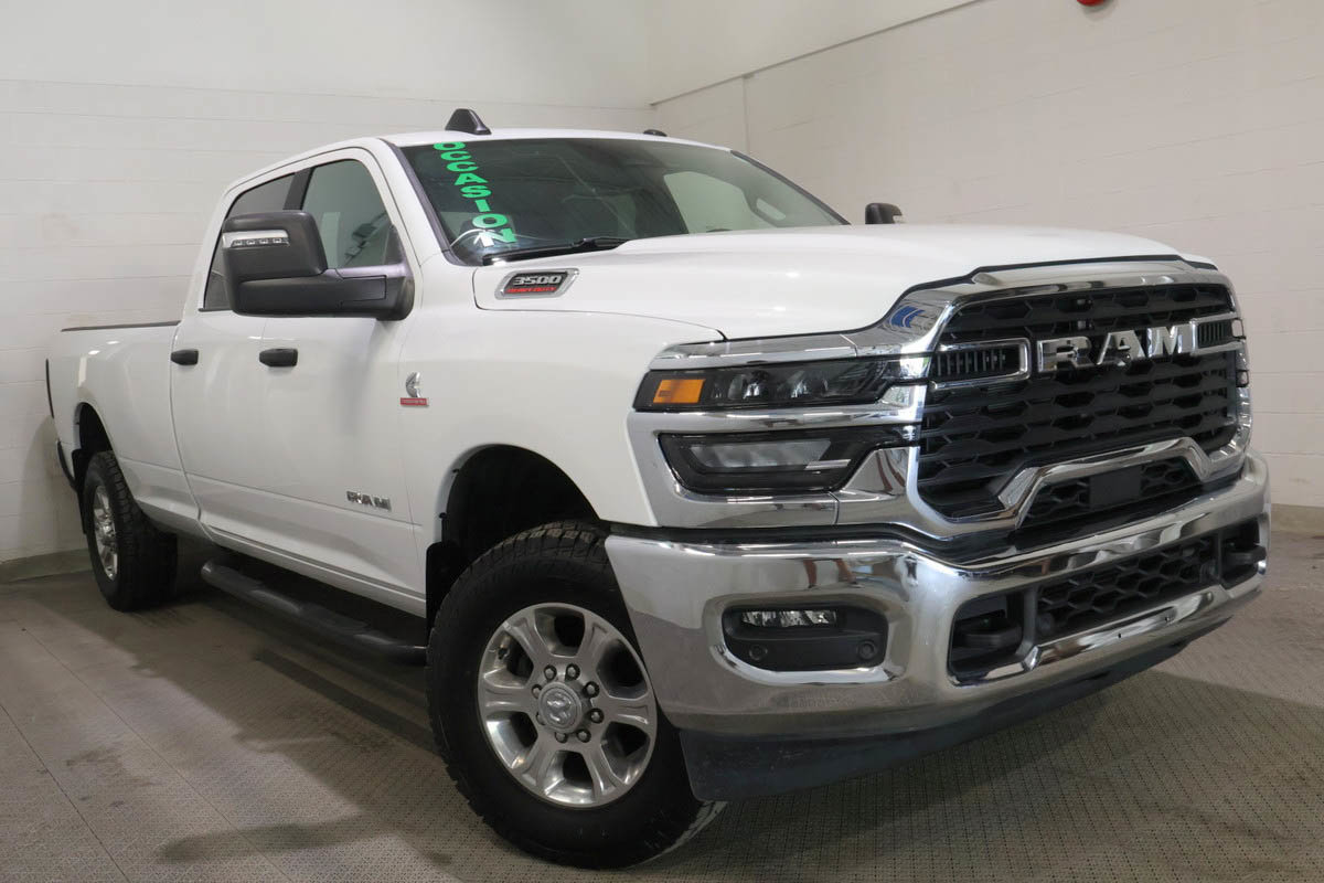 White 2026 RAM 3500 Pickup Truck Four-Wheel Drive Automatic