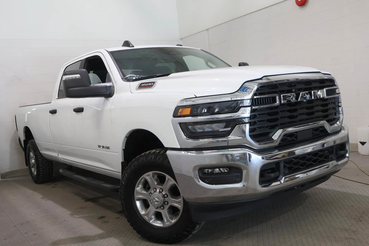 White 2026 RAM 3500 Pickup Truck Four-Wheel Drive Automatic