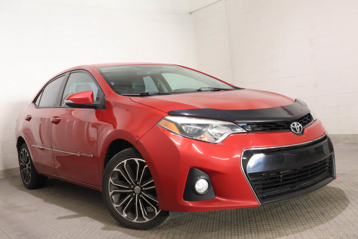 Red 2014 Toyota Corolla Sedan Front-Wheel Drive Automatic