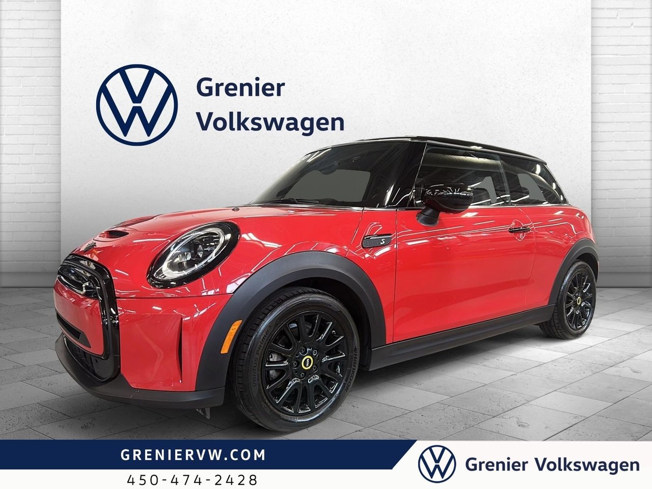 Red 2023 MINI Cooper Hatchback Front-Wheel Drive Automatic