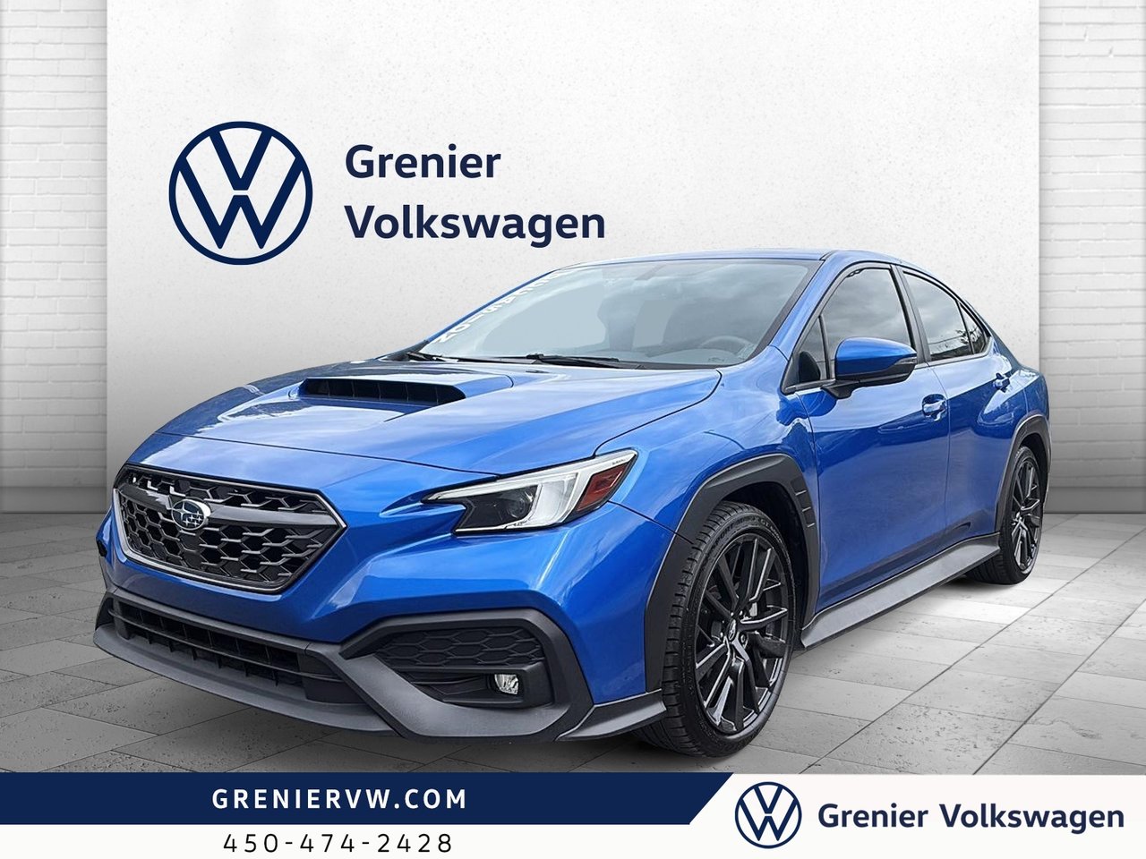 Blue 2023 Subaru WRX Sedan  Manual