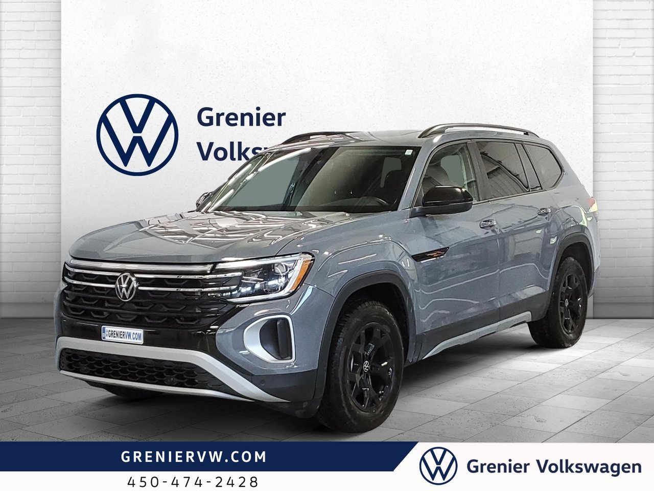 Gray 2024 Volkswagen Atlas SUV / Crossover Automatic