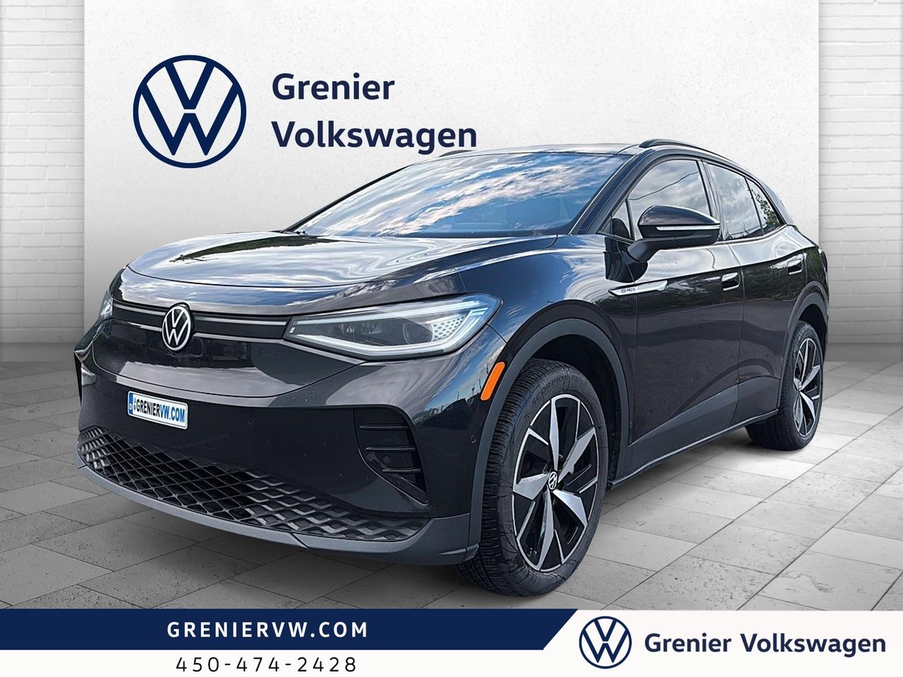 Black (NOIR PROF) 2023 Volkswagen ID.4 SUV / Crossover All-Wheel Drive Automatic
