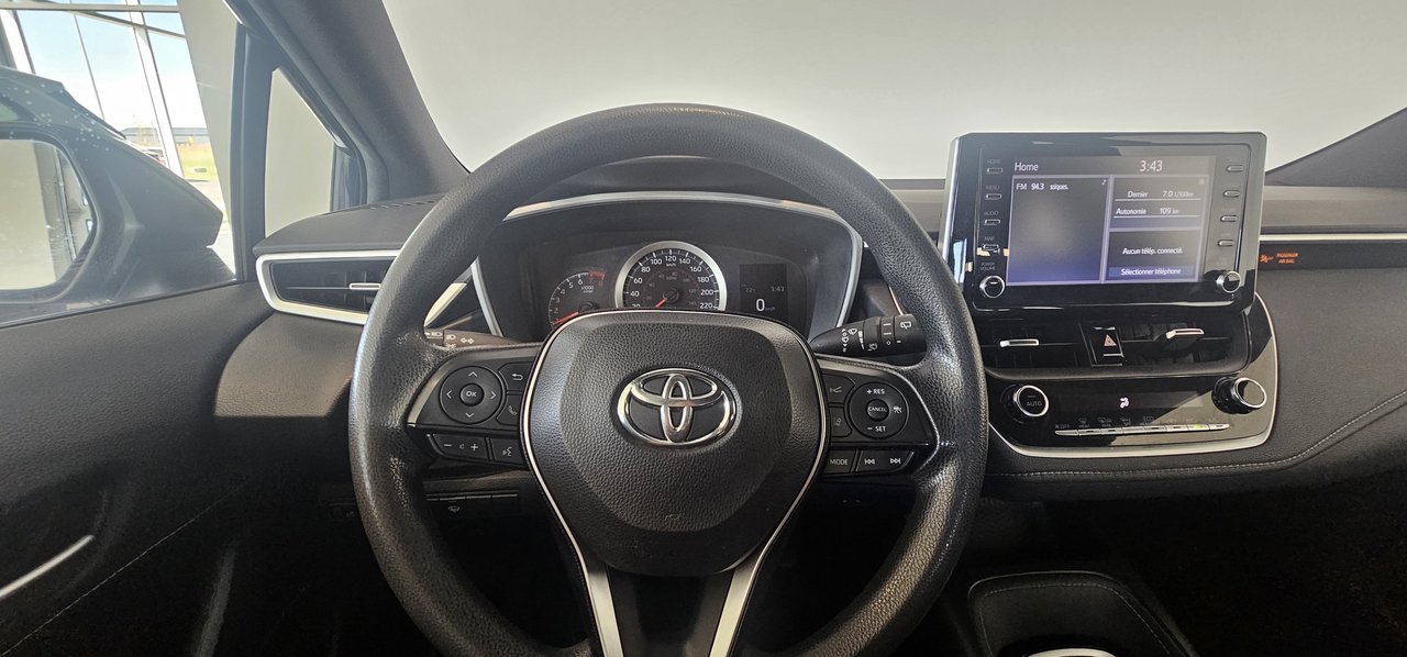 2019 Toyota Corolla Hatchback SE + AC + CARPLAY + JAMAIS ACCIDENTÉ + WOW !++++