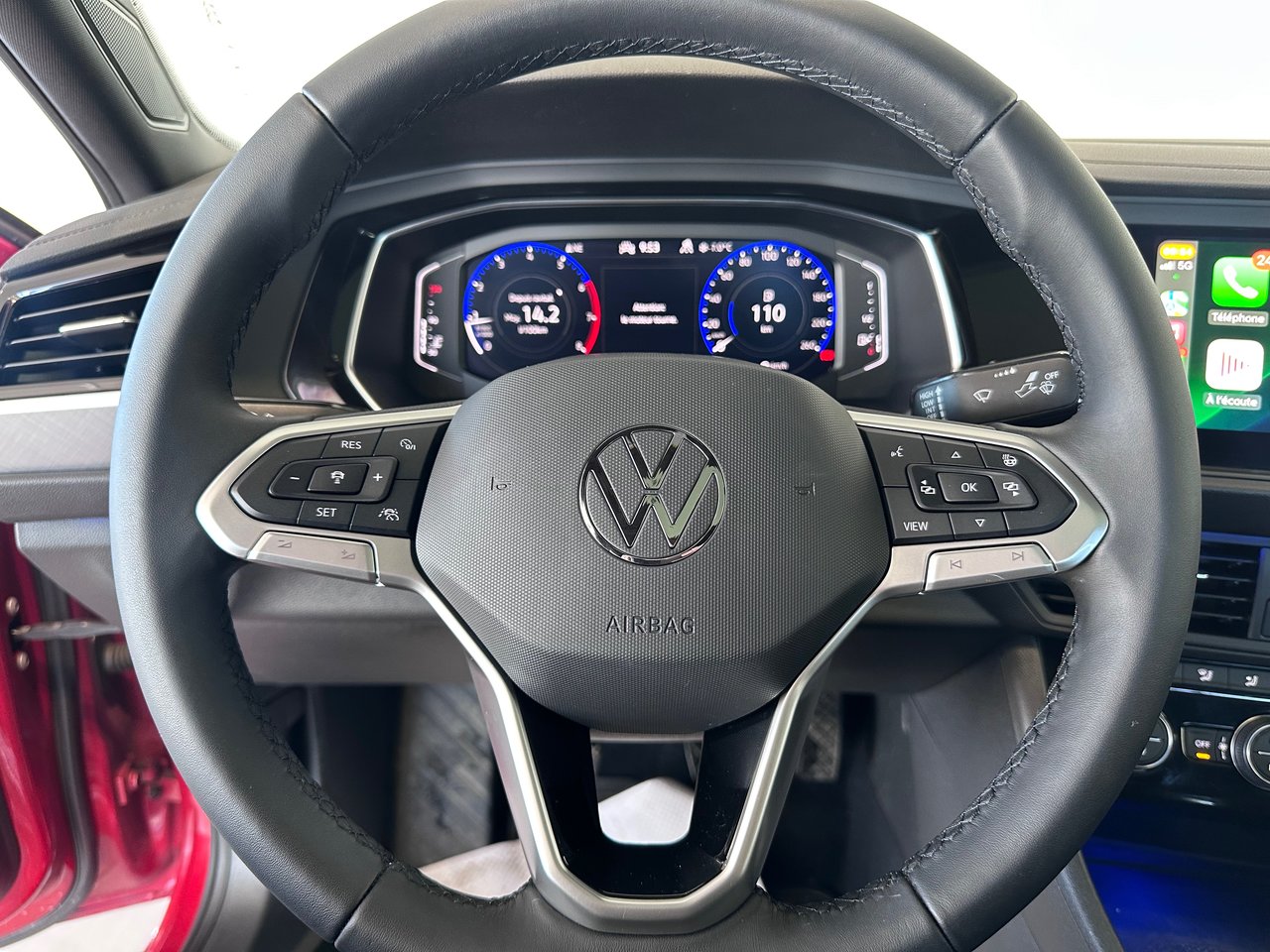 2022 Volkswagen Jetta Comfortline + MANUELLE + CUIR + VOLANT CHAUFFANT +