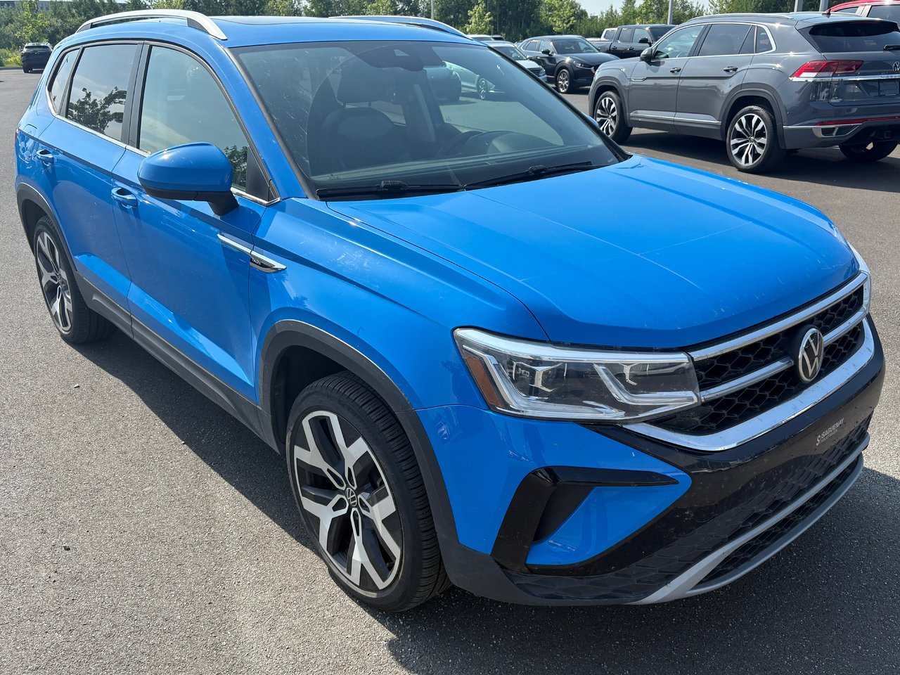 2022 Volkswagen Taos Highline + 4MOTION + CUIR + CARPLAY + NAV + WOW!++