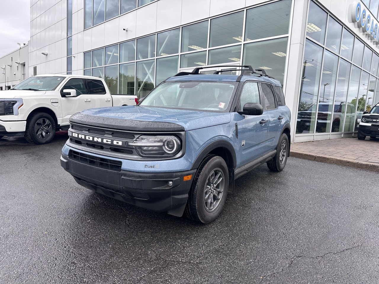 Blue (Azure Grey Metallic Tri-Coat) 2024 Ford Bronco Sport SUV / Crossover All-Wheel Drive Automatic