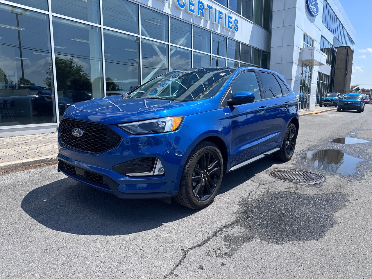Blue 2024 Ford Edge SUV / Crossover All-Wheel Drive Automatic
