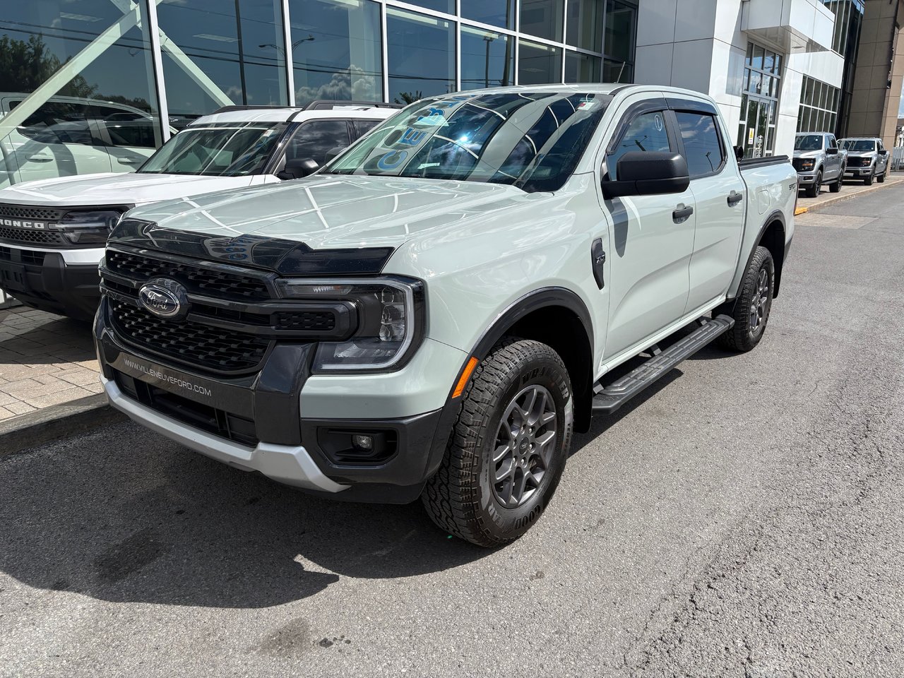 Gray 2024 Ford Ranger Pickup Truck Four-Wheel Drive Automatic