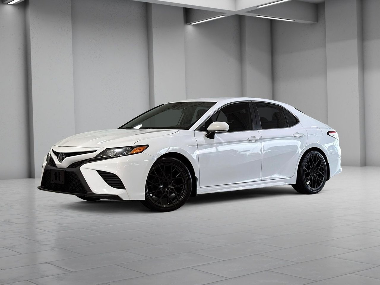 White 2020 Toyota Camry Sedan Front-Wheel Drive Automatic