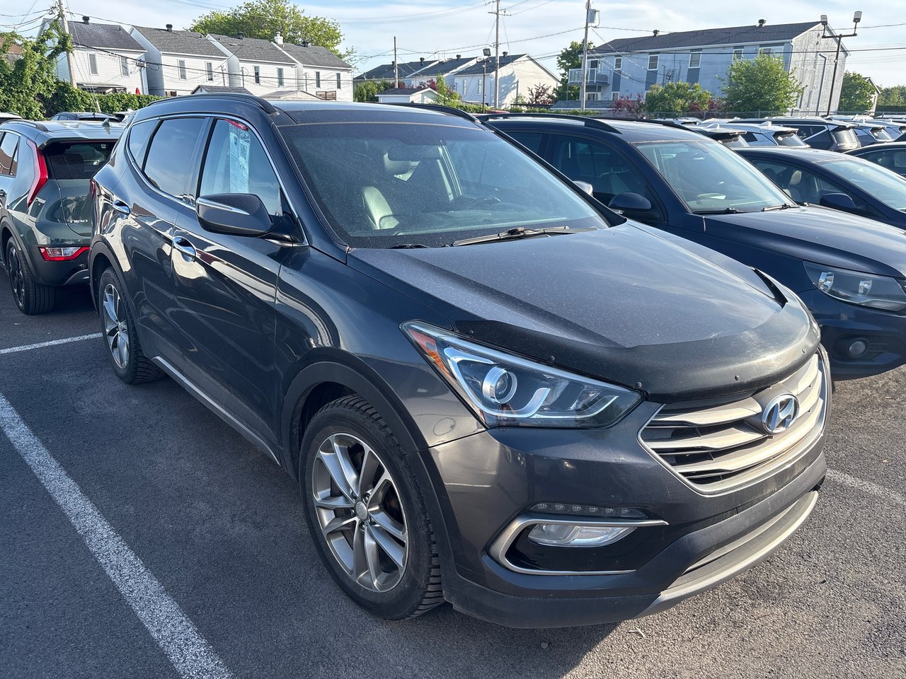 Gray 2017 Hyundai Santa Fe Sport 2.0T Limited AWD SUV / Crossover Automatic