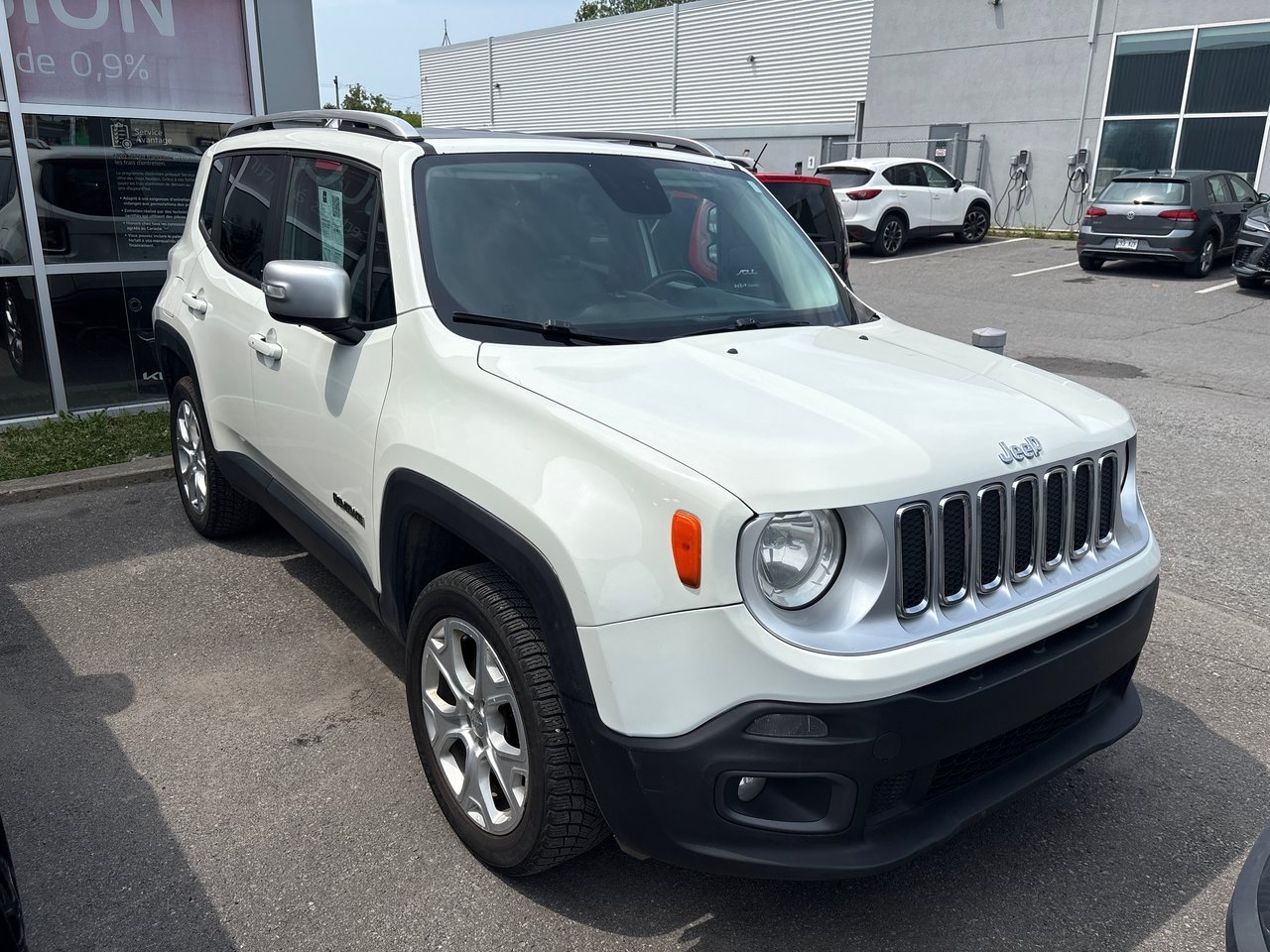 White 2015 Jeep Renegade SUV / Crossover Four-Wheel Drive Automatic