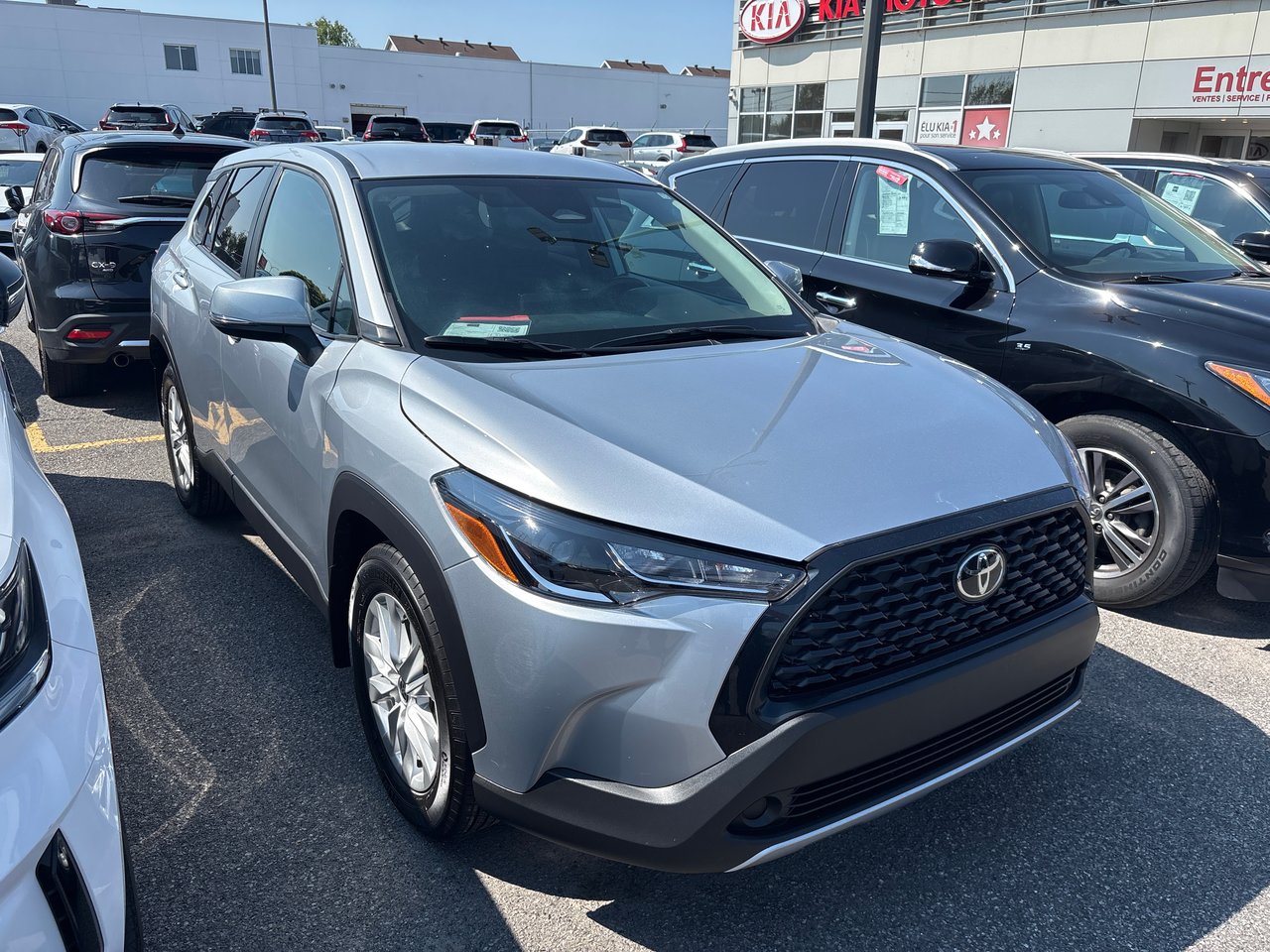 Silver 2024 Toyota Corolla Cross SUV / Crossover All-Wheel Drive