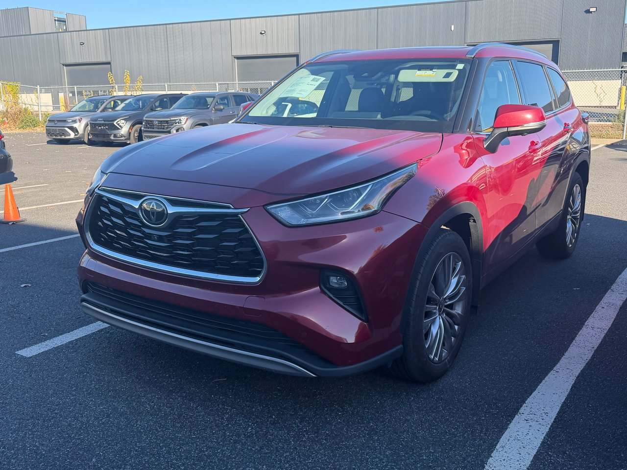 Red (Ruby Flare Pearl) 2025 Toyota Highlander SUV / Crossover All-Wheel Drive Automatic
