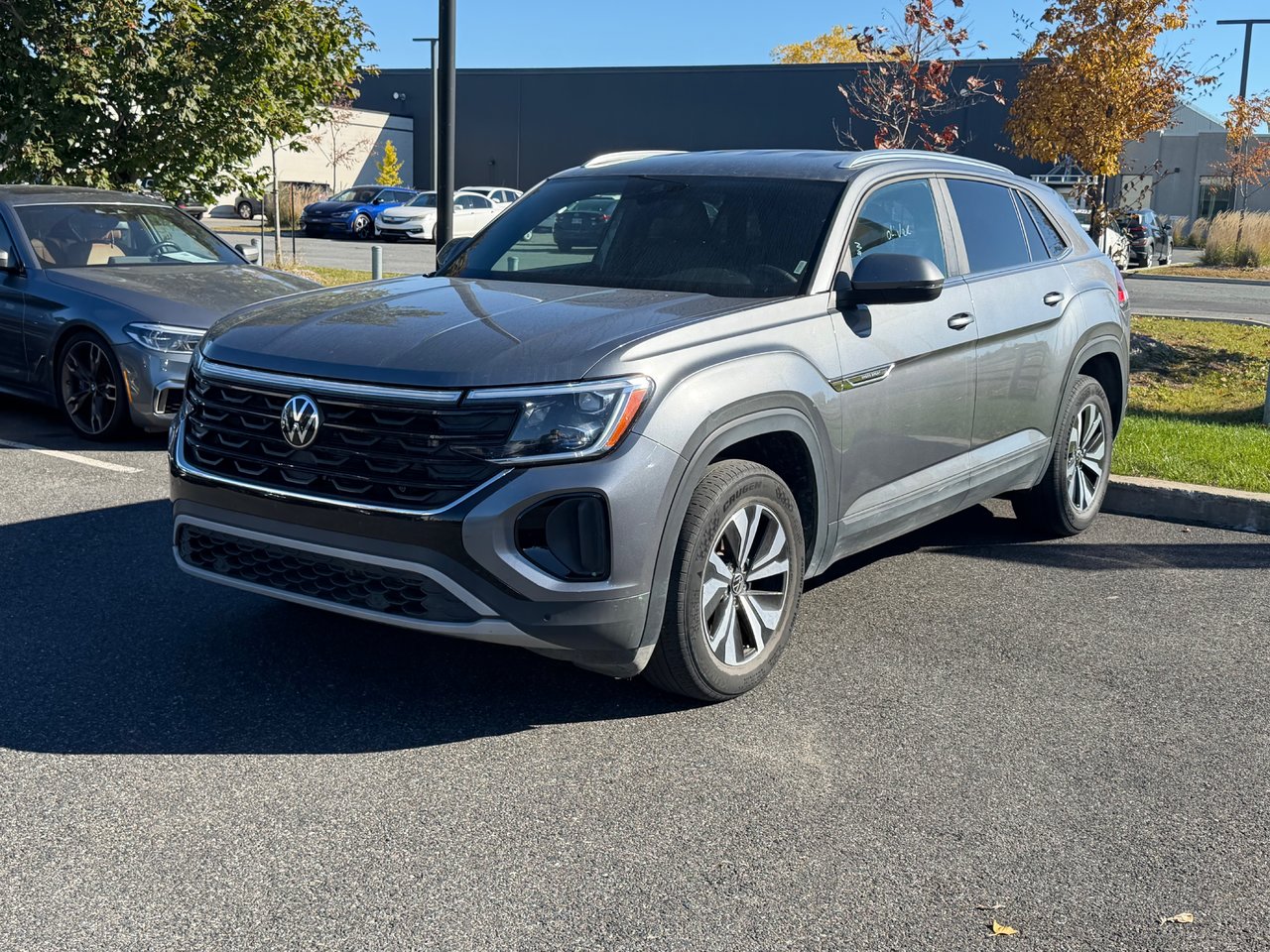 Platinum Gray Metallic 2025 Volkswagen Atlas Cross Sport SUV / Crossover All-Wheel Drive Automatic