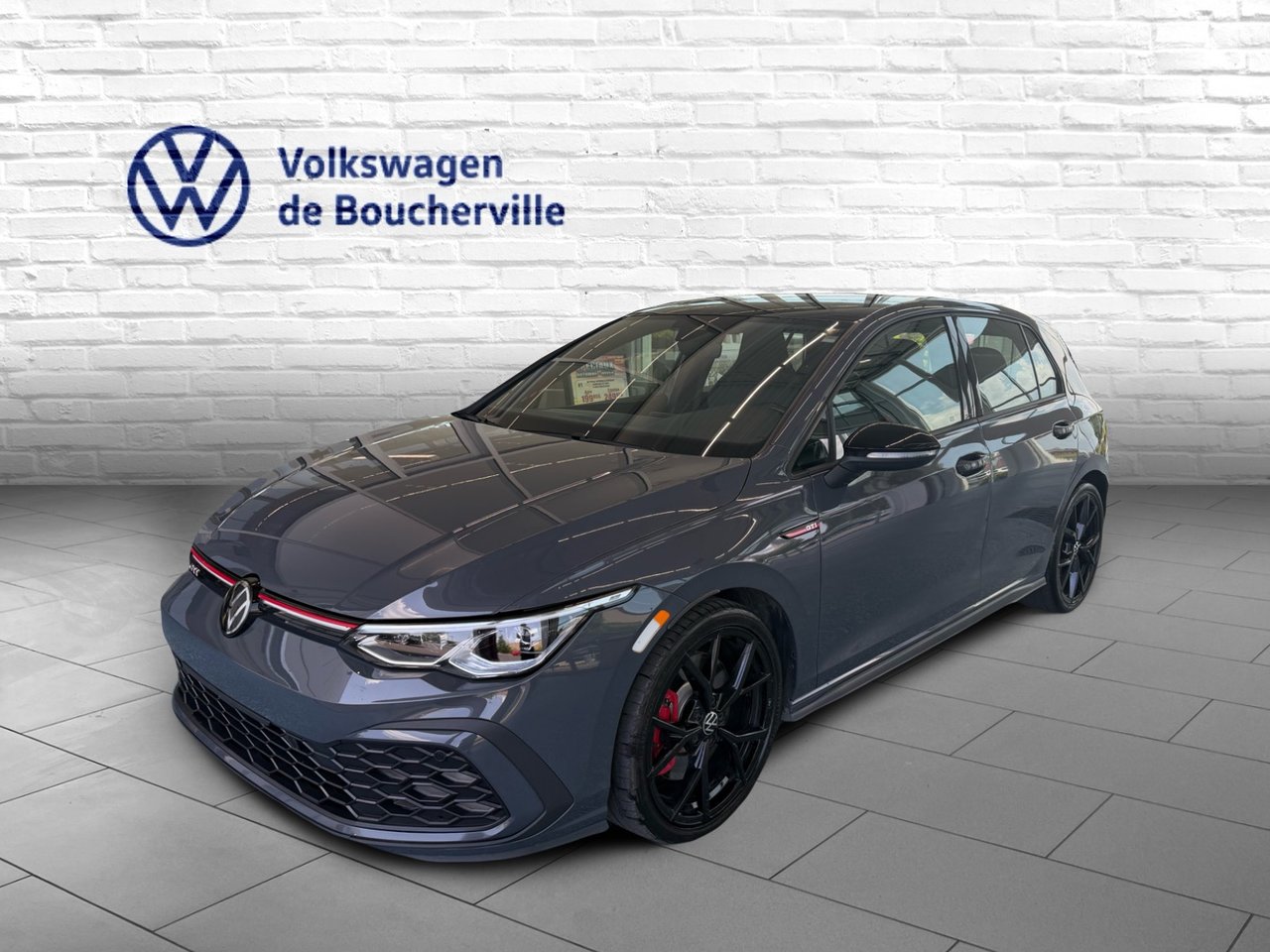 Dolphin Gray Metallic 2024 Volkswagen Golf GTI Hatchback Front-Wheel Drive Manual
