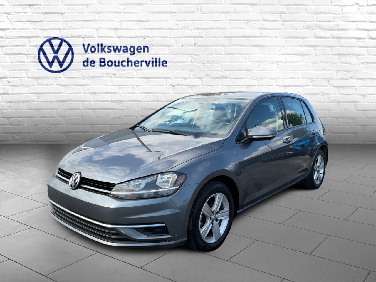 Platinum Gray Metallic 2021 Volkswagen Golf Hatchback Automatic