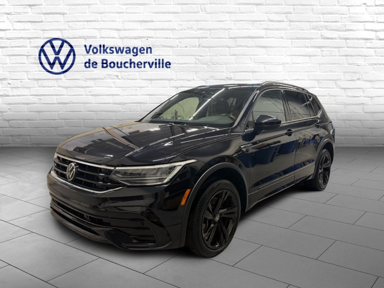 Deep Black Pearl 2023 Volkswagen Tiguan SUV / Crossover  Automatic