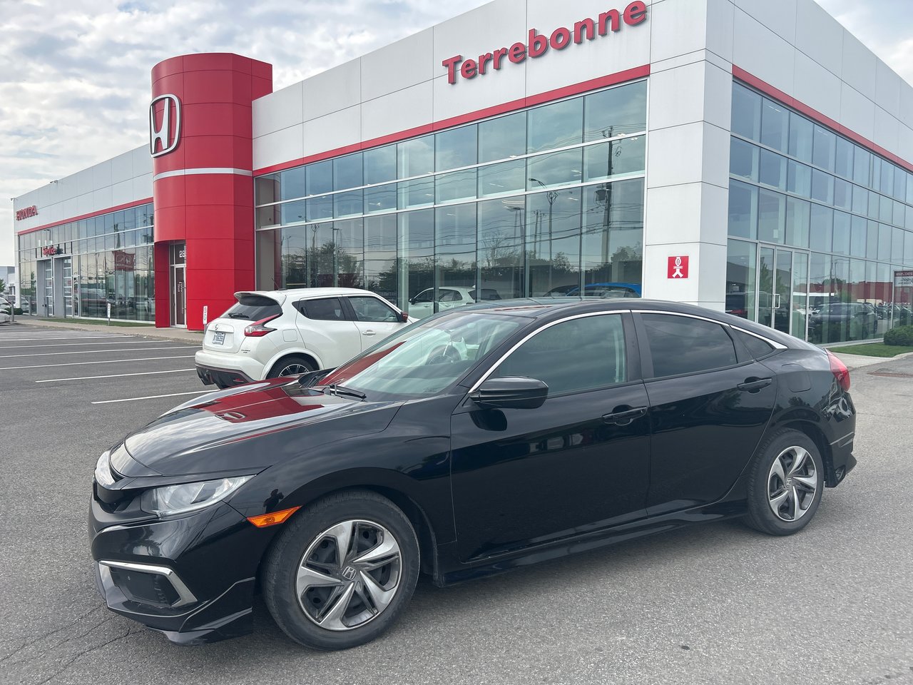 Black 2020 Honda Civic LX Sedan FWD Sedan Front-Wheel Drive Continuously Variable Transmission