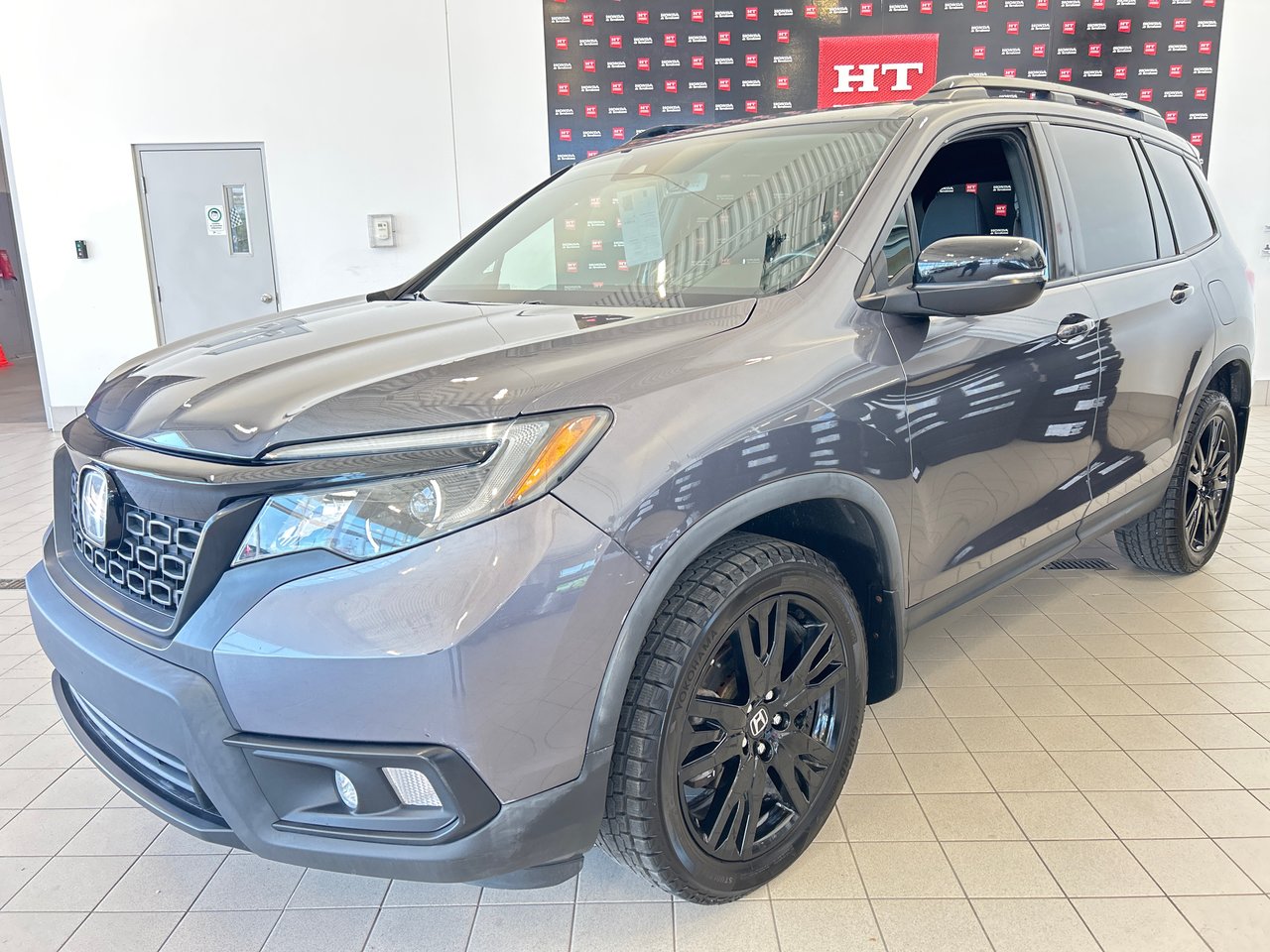 Gray 2019 Honda Passport Sport AWD SUV / Crossover All-Wheel Drive Automatic
