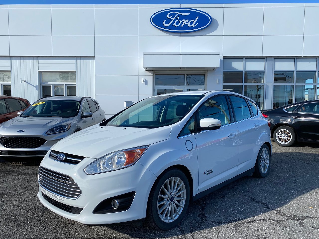 16 Ford C Max Energie Sel Blanc Hybride Energie Villeneuve Ford