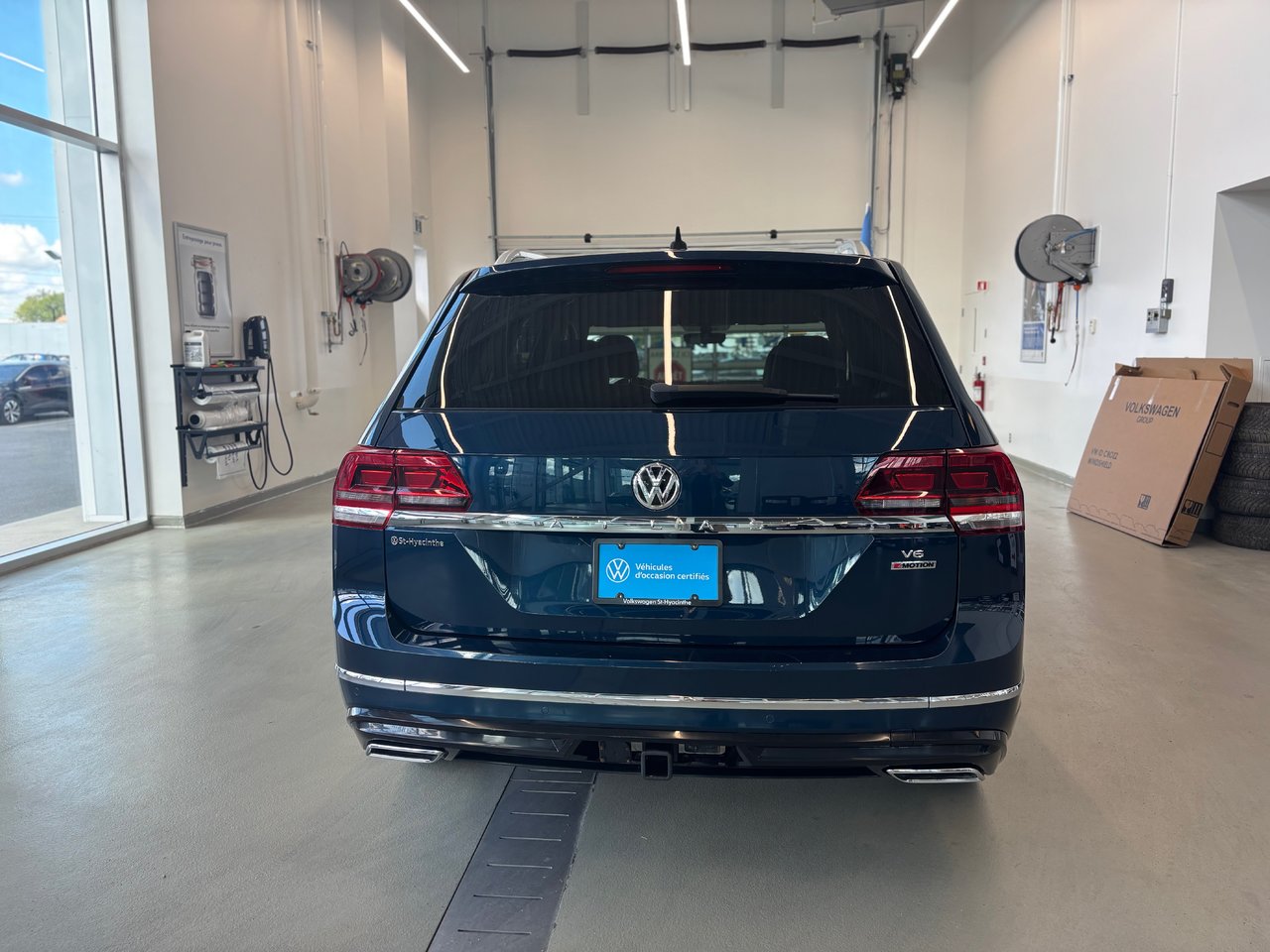 Volkswagen Atlas Highline R-LINE ENS CAPITAINE CUIR TOIT NAVIGATION 2019 JAMAIS ACCIDENTÉ