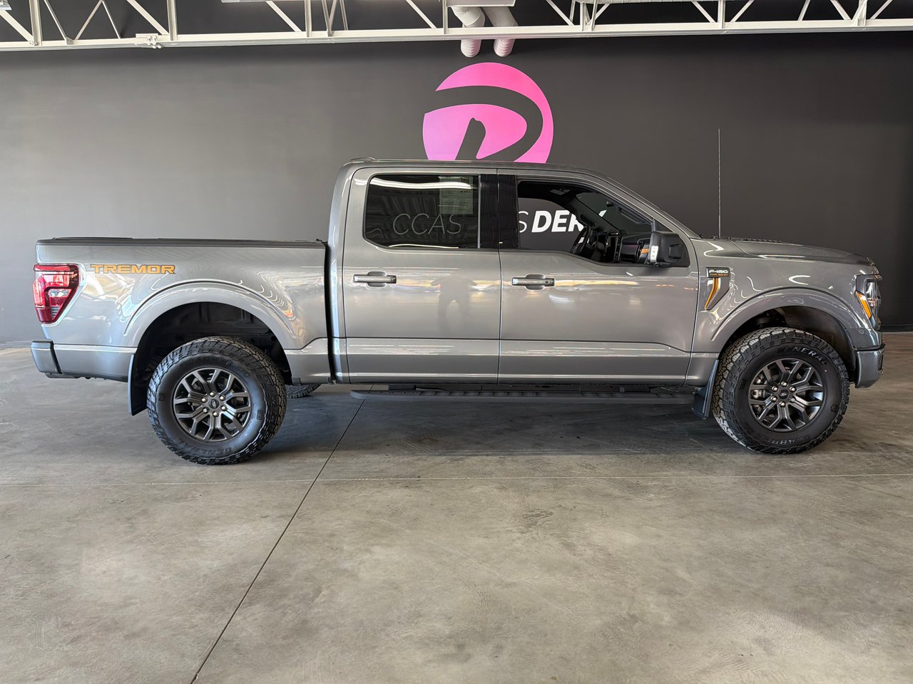 Silver 2024 Ford F-150 Pickup Truck Four-Wheel Drive Automatic