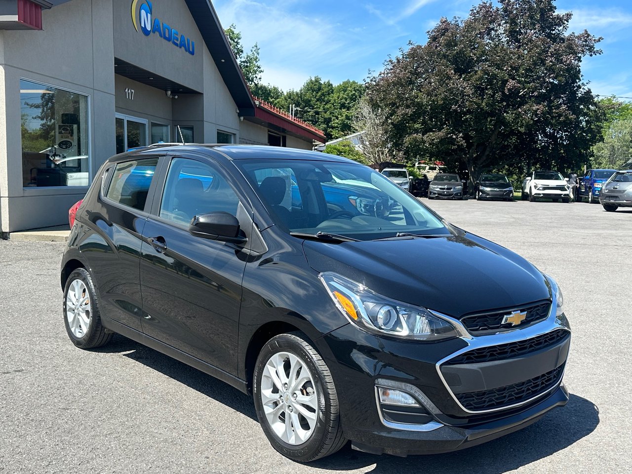 Black 2022 Chevrolet Spark Hatchback Front-Wheel Drive Automatic