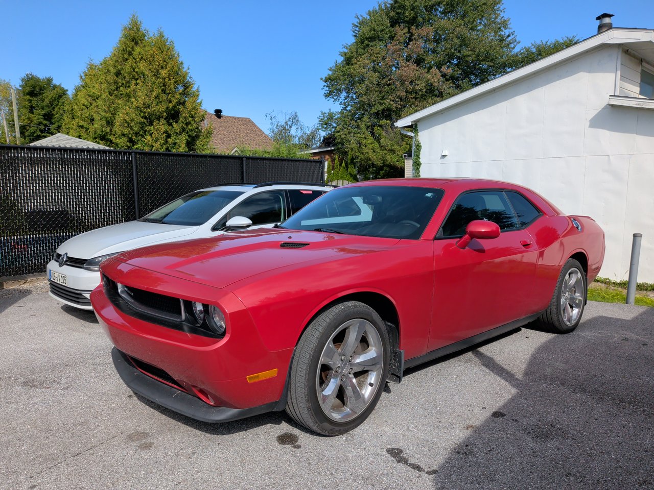 Red 2012 Dodge Challenger Coupe Rear-Wheel Drive Automatic