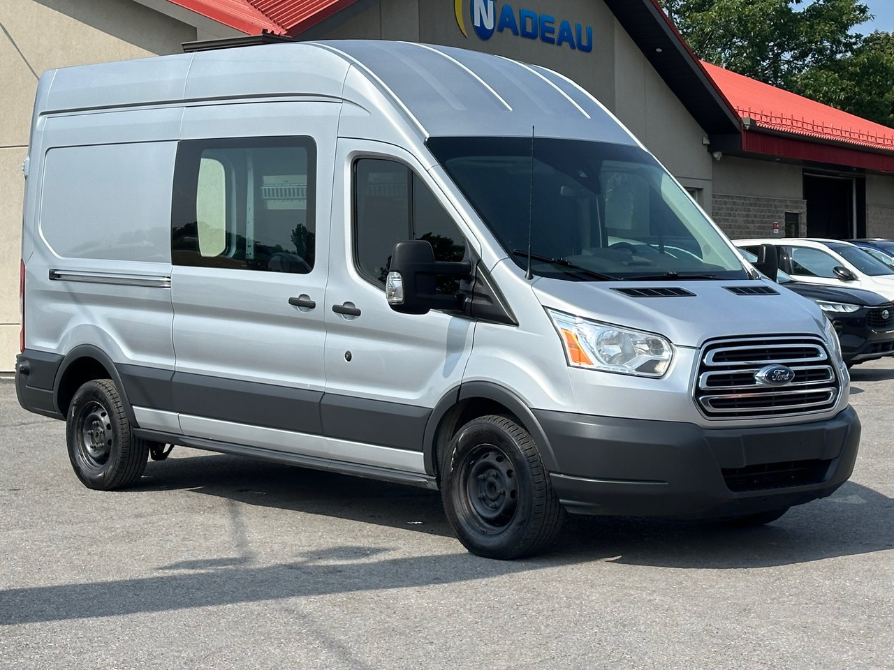 Silver 2017 Ford Transit Cargo Van Rear-Wheel Drive Automatic