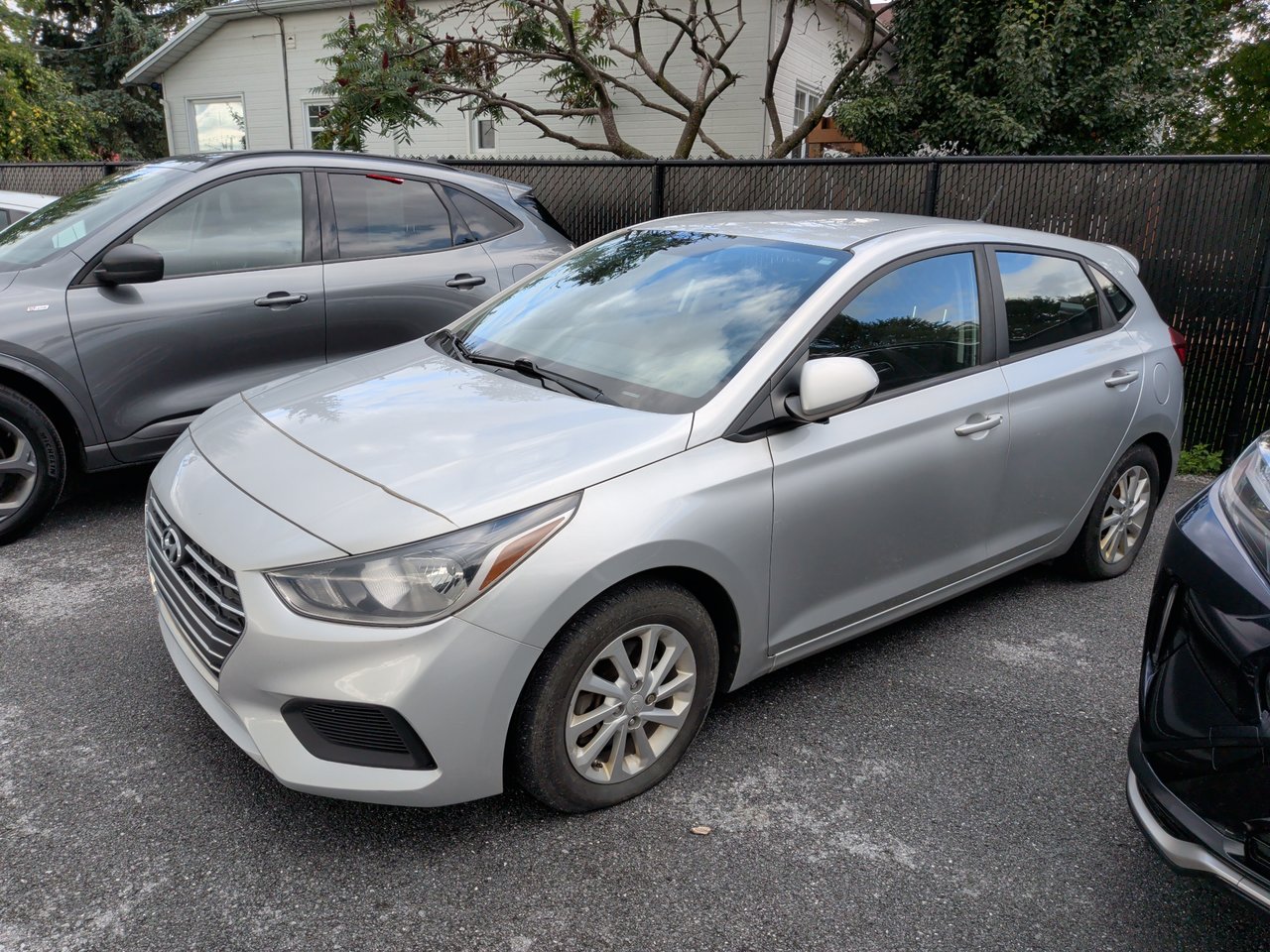 Silver 2020 Hyundai Accent Hatchback